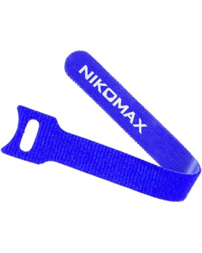 NMC-CTV150-12-SB-BL-10 (10шт). Стяжка-липучка с мягкой пряжкой. NIKOMAX в Саратове