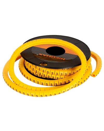 NMC-CMR-6-YL-500 (500шт). Маркер кабельный. NIKOMAX в Саратове
