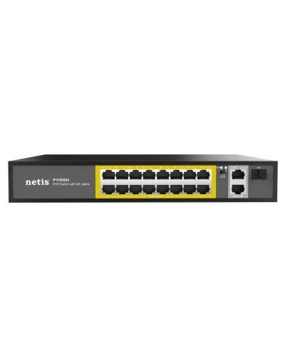 Netis P116GH. Коммутатор сетевой PoE неуправляемый. Netis в Саратове
