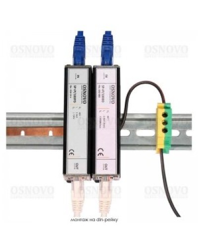 SP-IP/100D. Устройство грозозащиты цепей Ethernet. OSNOVO в Саратове