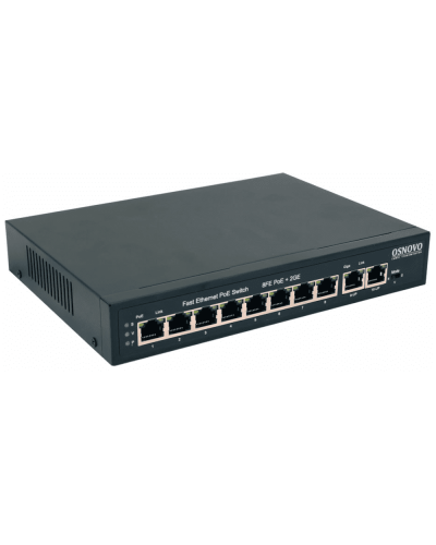 SW-20820(120W). Коммутатор 10-портовый  Gigabit Ethernet с PoE. OSNOVO в Саратове