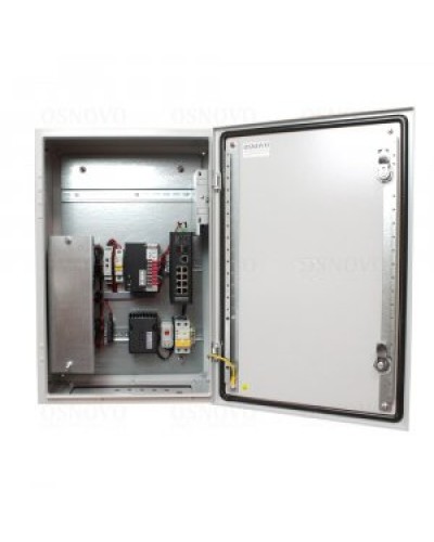 OS-46TB1(SW-80802/ILS(port 90W)). Уличная станция с термостабилизацией и резервным питанием. OSNOVO в Саратове
