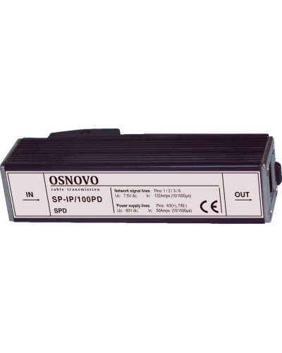 SP-IP/100PD. Устройство грозозащиты цепей Ethernet. OSNOVO в Саратове