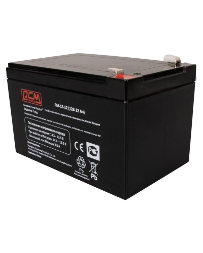 PM-12-12. Аккумулятор герметичный свинцово-кислотный. POWERCOM в Саратове