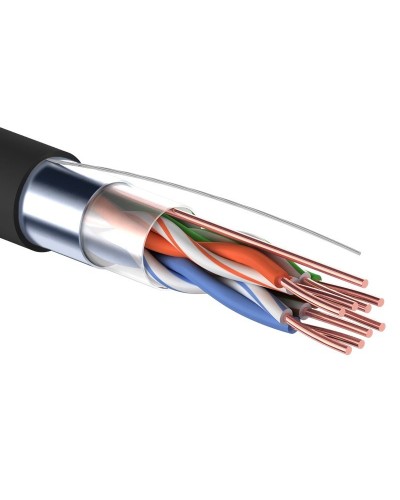 F/UTP 4PR 24AWG, CAT5e. OUTDOOR, 305м. PROconnect (01-0154). Кабель «витая пара» (LAN) для структурированных систем связи. PROCONNECT в Саратове