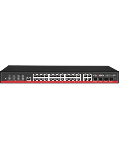 PND-M24G-4G4F. Коммутатор управляемый оптический 28 портовый. Polyvision в Саратове