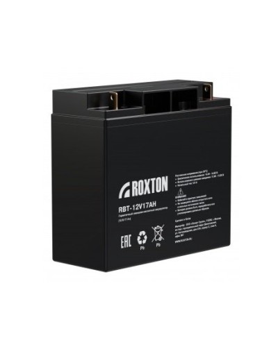 RBT-12V17AH. Аккумулятор герметичный свинцово-кислотный. ROXTON в Саратове