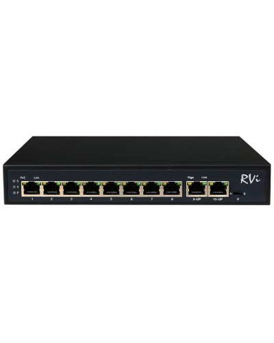 RVi-1NS08F-2T (1G). Коммутатор с питанием по PoE. RVi в Саратове