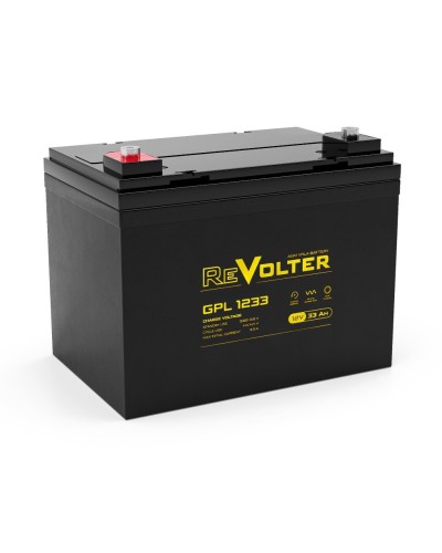 Revolter GPL 1233. Аккумулятор автомобильный герметичный свинцово-кислотный. Revolter в Саратове