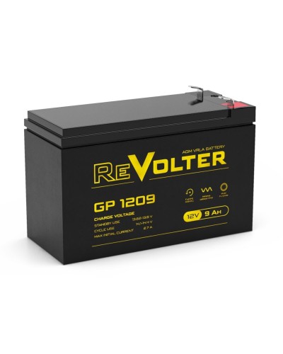 Revolter GP 1209. Аккумулятор автомобильный герметичный свинцово-кислотный. Revolter в Саратове