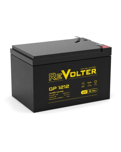 Revolter GP 1212. Аккумулятор автомобильный герметичный свинцово-кислотный. Revolter в Саратове