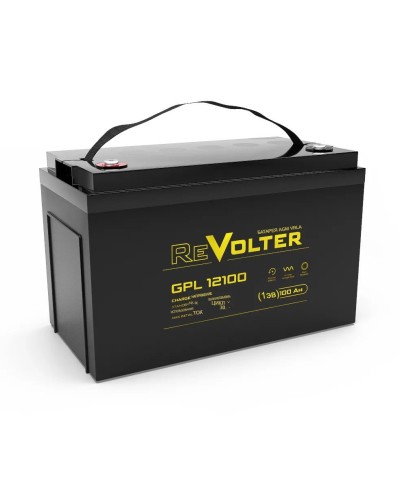 Revolter GPL 12100. Аккумулятор автомобильный герметичный свинцово-кислотный. Revolter в Саратове