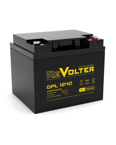 Revolter GPL 1240. Аккумулятор автомобильный герметичный свинцово-кислотный. Revolter в Саратове