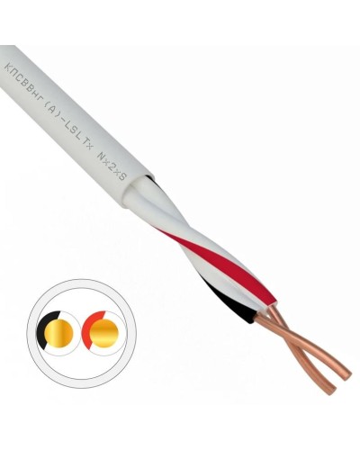 КПСВВнг(А)-LSLTx 1х2х1,0 REXANT (01-4872). Кабель для систем передачи данных пониженной пожароопасности c низким дымо- и газовыделением, с низкой токсичностью продуктов горения. Rexant в Саратове
