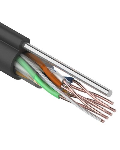 U/UTP 4PR 24AWG CAT5e 305м OUTDOOR+ТРОС*1 REXANT (01-0046). Кабель «витая пара» (LAN) для структурированных систем связи. Rexant в Саратове