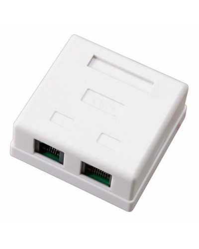 Розетка компьютерная внешняя 2-порта, UTP RJ-45 (8P8C), CAT 5e REXANT (03-0151): Розетка RJ-45 в Саратове