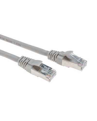 Патч-корд S/FTP CAT 6A (10G), RJ45-RJ45, 28AWG, LSZH, серый, 1м REXANT (02-0390-1). Патч-корд медный. Rexant в Саратове