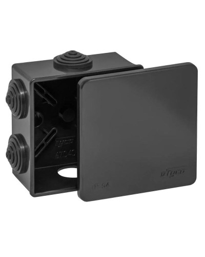 Коробка TYCO ОП 85х85х40мм УХЛ1 IP54 черный (67040Ч). Коробка распределительная. RuVinil в Саратове
