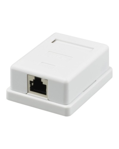 Розетка настенная RJ-45, 8P8C, Cat.5e, 1 порт FTP (10-0354). Компьютерная розетка. SUPRLAN в Саратове