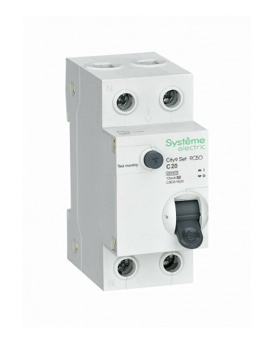 City9 Set 1P+N С 20А 4.5kA 10мА A 230В (C9D51620). Автоматический выключатель дифференциального тока. Systeme Electric в Саратове