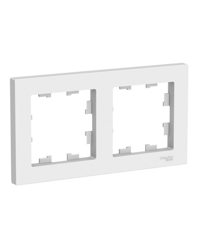 AtlasDesign рамка 2-местная универсальная, белый (ATN000102). Рамка. Systeme Electric в Саратове