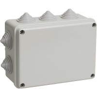 Коробка ОП 190х140х70мм, крышка, IP55, 10 гермовводов (SQ1401-1244). Распаячная коробка. TDM ЕLECTRIC