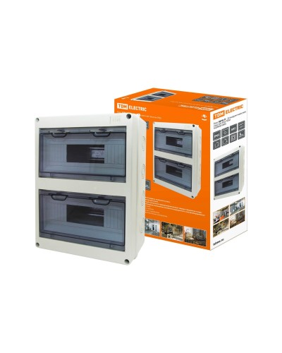 ЩРН-П-24 модулей навесной пластик IP65 (SQ0908-0006). Бокс. TDM ЕLECTRIC в Саратове