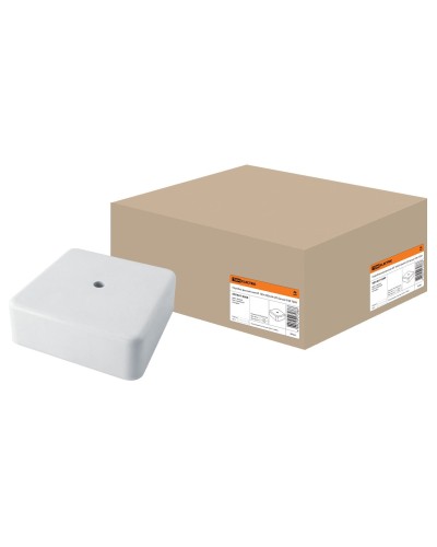 Коробка КР 100х100х44 ОП белая, IP40 (SQ1401-0209). Распаячная коробка. TDM ЕLECTRIC в Саратове