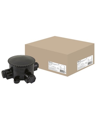КЭМ 2-660-3 ОП D95мм IP65, 3-х рожковая (карболит) TDM (SQ1401-1101). Коробка электромонтажная. TDM ЕLECTRIC в Саратове