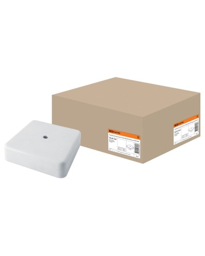 Коробка КР 100х100х29 ОП белая, IP40 (SQ1401-0207). Распаячная коробка. TDM ЕLECTRIC в Саратове