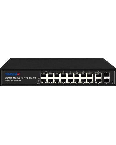 TR-NS24202S-300-16PoE. Коммутатор с PoE. Trassir в Саратове