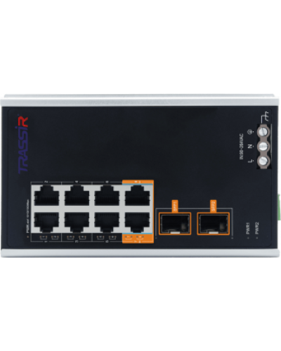 TR-NS15102S-130-8POE. Коммутатор с PoE. Trassir в Саратове