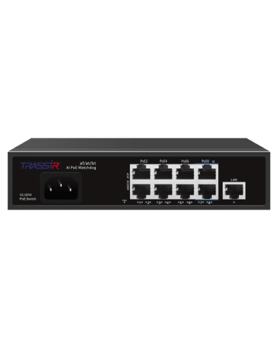 TR-NS1109-120-8PoE. Коммутатор с PoE. Trassir в Саратове