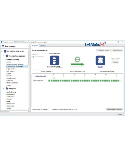 TRASSIR NetSync. Программное обеспечение для IP систем видеонаблюдения. Trassir в Саратове