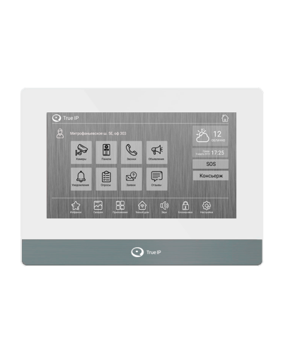 TI-4107AW. Монитор IP-видеодомофона цветной. True-IP в Саратове