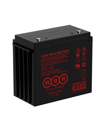 WBR EVX135-12G. Аккумулятор герметичный свинцово-кислотный. WBR в Саратове