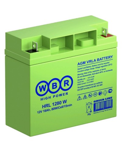 WBR HRL1280W. Аккумулятор герметичный свинцово-кислотный. WBR в Саратове