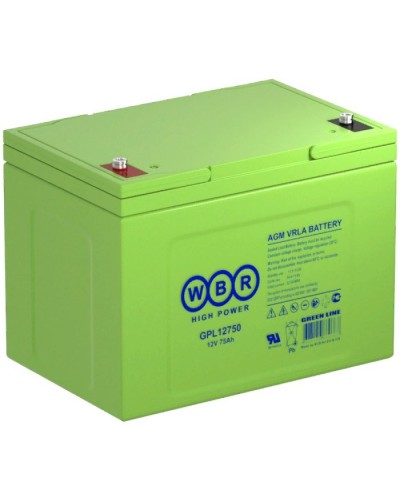 WBR GPL12750. Аккумулятор герметичный свинцово-кислотный. WBR в Саратове