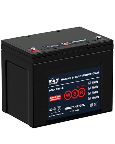 WBR MBG75-12. Аккумулятор герметичный свинцово-кислотный. WBR в Саратове
