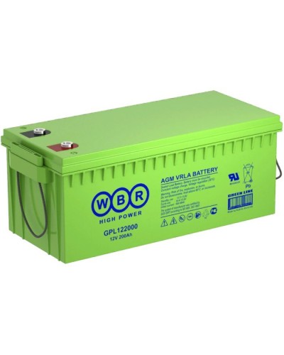 WBR GPL122000. Аккумулятор герметичный свинцово-кислотный. WBR в Саратове