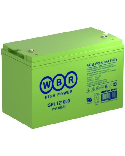 WBR GPL121000A. Аккумулятор герметичный свинцово-кислотный. WBR в Саратове