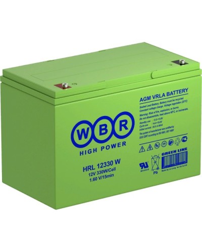 WBR HRL12330W. Аккумулятор герметичный свинцово-кислотный. WBR в Саратове