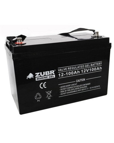 ZUBR MARINE GEL NPG 12-100 (12V, 100Ah). Аккумулятор герметичный свинцово-кислотный. ZUBR в Саратове