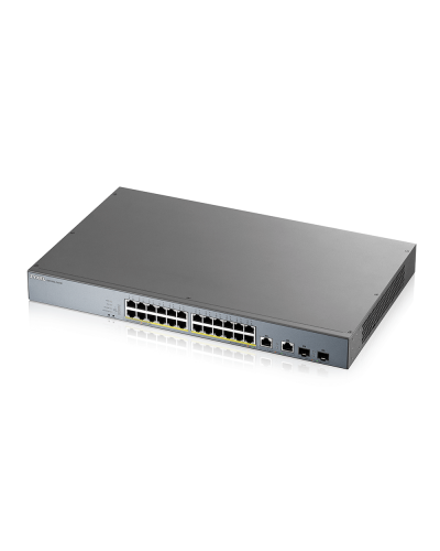 GS1350-26HP-EU0101F. L2 коммутатор PoE+ для IP-видеокамер rack 19. ZYXEL в Саратове
