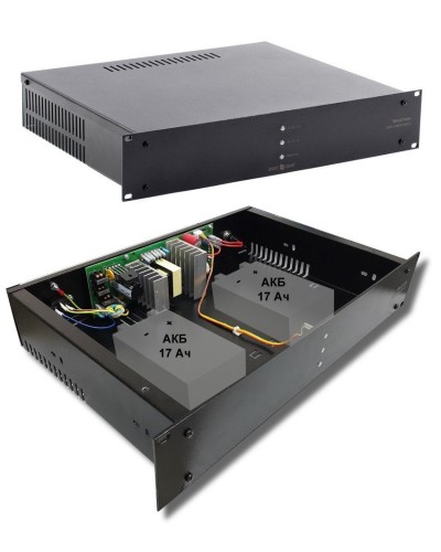 СКАТ-1200И7 RACK (СКАТ ИБП-12/5-2x17-RACK) (2142). Источник вторичного электропитания резервированный. Бастион в Саратове