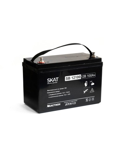 SKAT SB 12100 (2542). Аккумулятор герметичный свинцово-кислотный. Бастион в Саратове