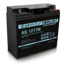 АБ 1217М. Аккумулятор стационарный свинцово-кислотный с регулирующим клапаном. Болид