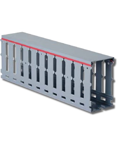 Короб перфорированный 80x40 RL12 (00163RL) серый: Короб перфорированный с крышкой в Саратове