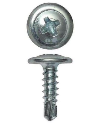 Саморез с пресс-шайбой 4.2х51 со сверлом (100 шт) (CM274051). Саморез с пресс-шайбой. ДКС в Саратове