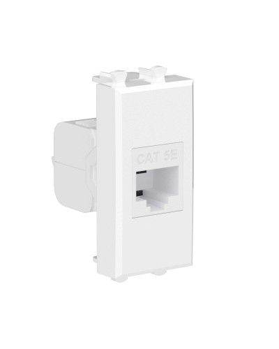 Розетка RJ-45 Avanti 1 модуль белое облако (4400661): Розетка компьютерная, без шторки модульная, кат.5е в Саратове